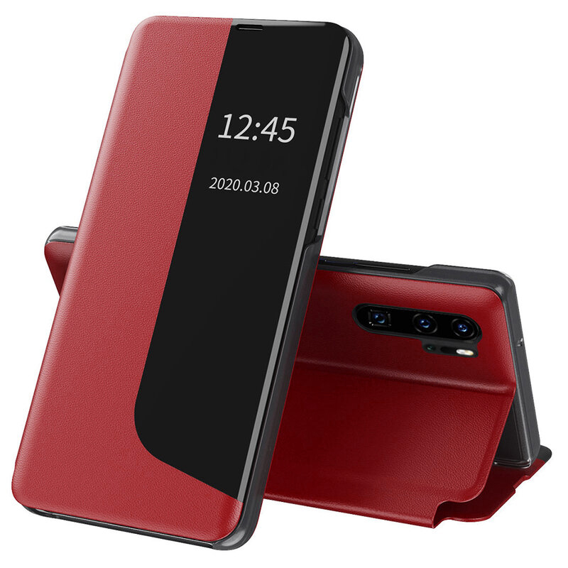 Techsuit eFold Series puzdro pre Huawei P30 Pro / P30 Pro New Edition – červené KF234900