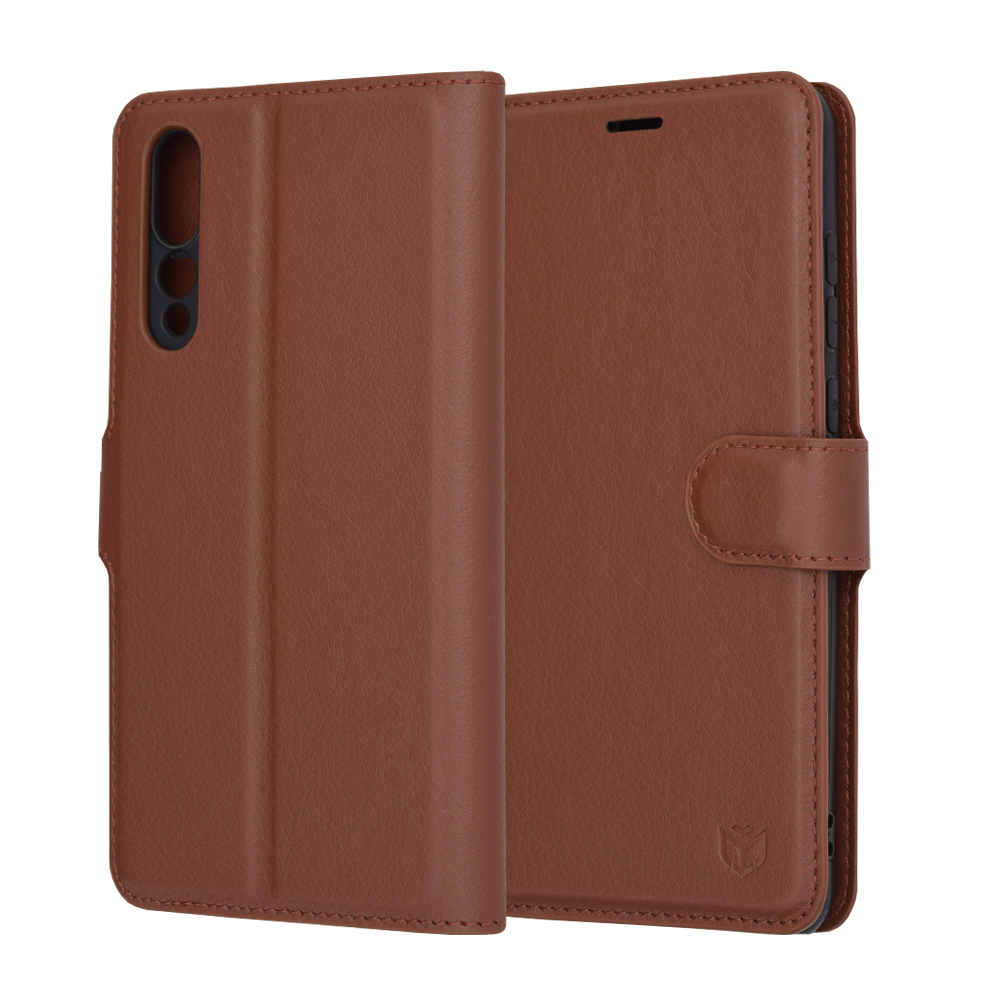Techsuit Leather Folio puzdro pre Huawei P20 Pro – hnedé KF2323640