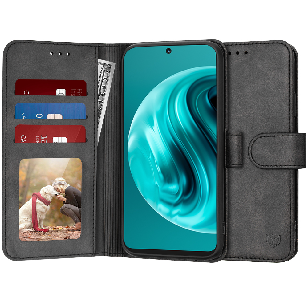 Techsuit Diary Book puzdro pre Huawei nova 12i / 13i – čierne KF2330696