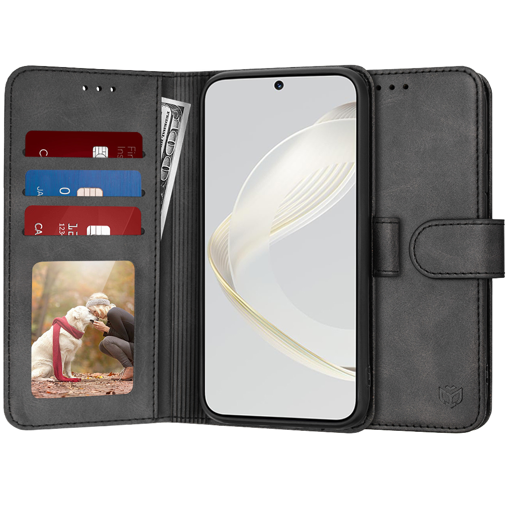 Techsuit Diary Book puzdro pre Huawei nova 11 / nova 12s – čierne KF2330697