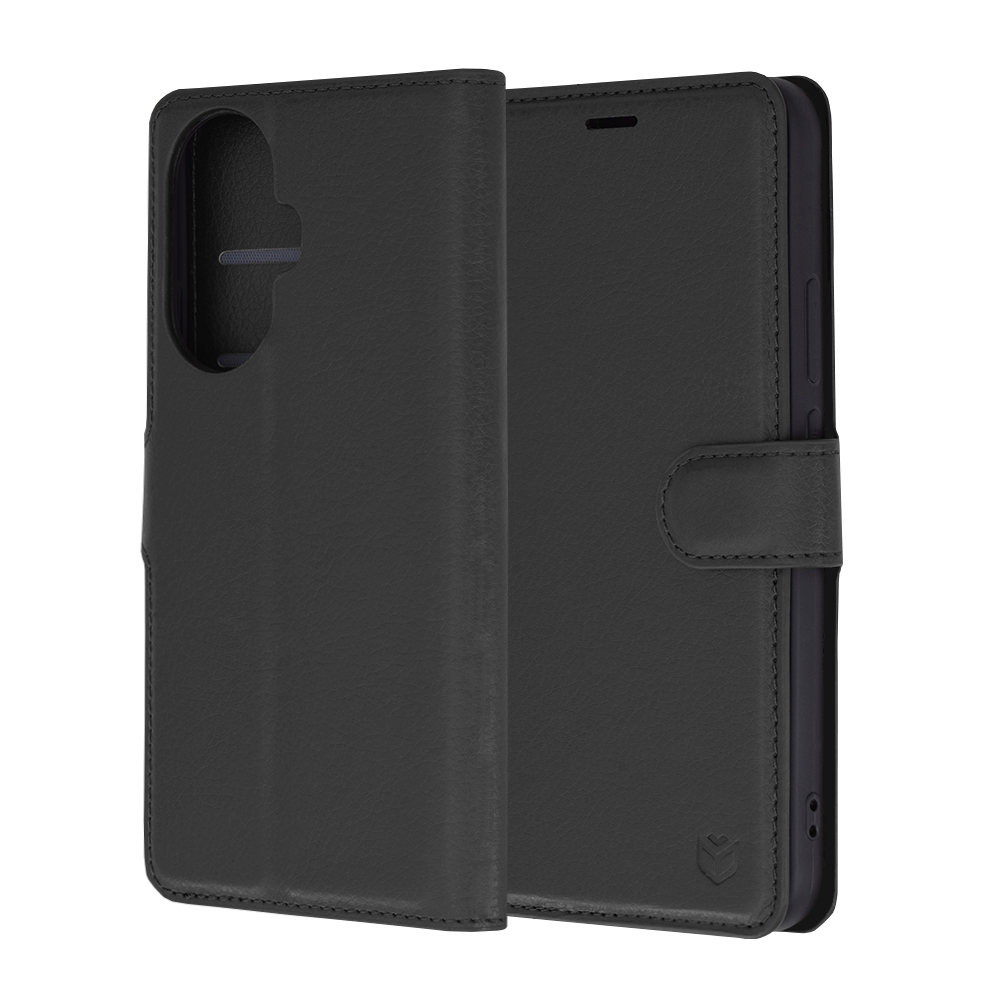 Techsuit Leather Folio puzdro pre Huawei nova 11 / nova 12s – čierne KF2330730