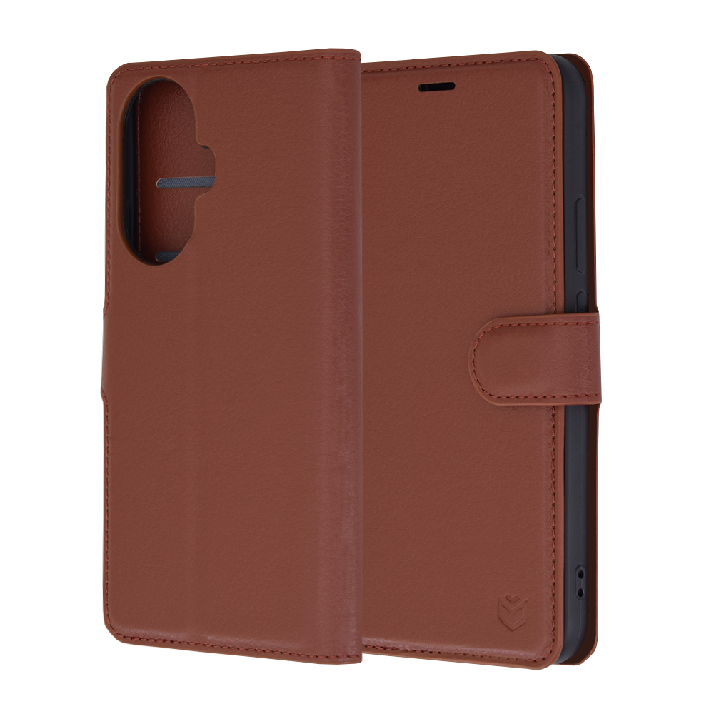 Techsuit Leather Folio puzdro pre Huawei nova 11 / nova 12s – hnedé KF2330731