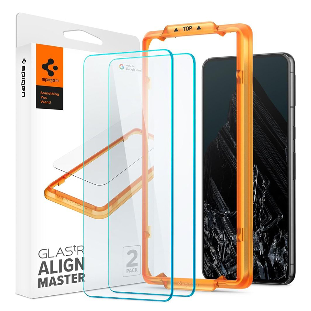 Spigen Optik.tR EZ Fit (2 ks) – ochranné sklo kamery pre Google Pixel 9 Pro – priehľadné KF2319003