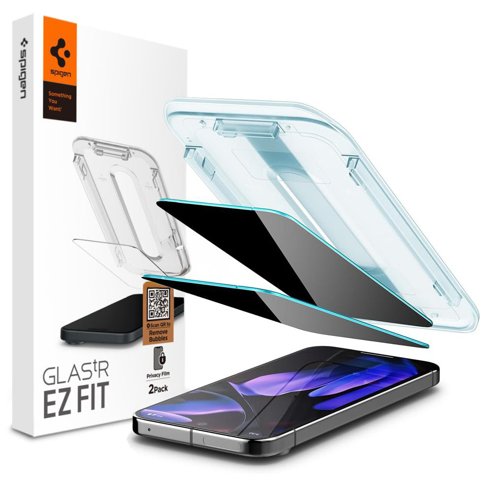 Spigen Glas.tR EZ-FIT (2 ks) – Privacy tvrdené sklo pre Google Pixel 9 / 9 Pro KF2346486
