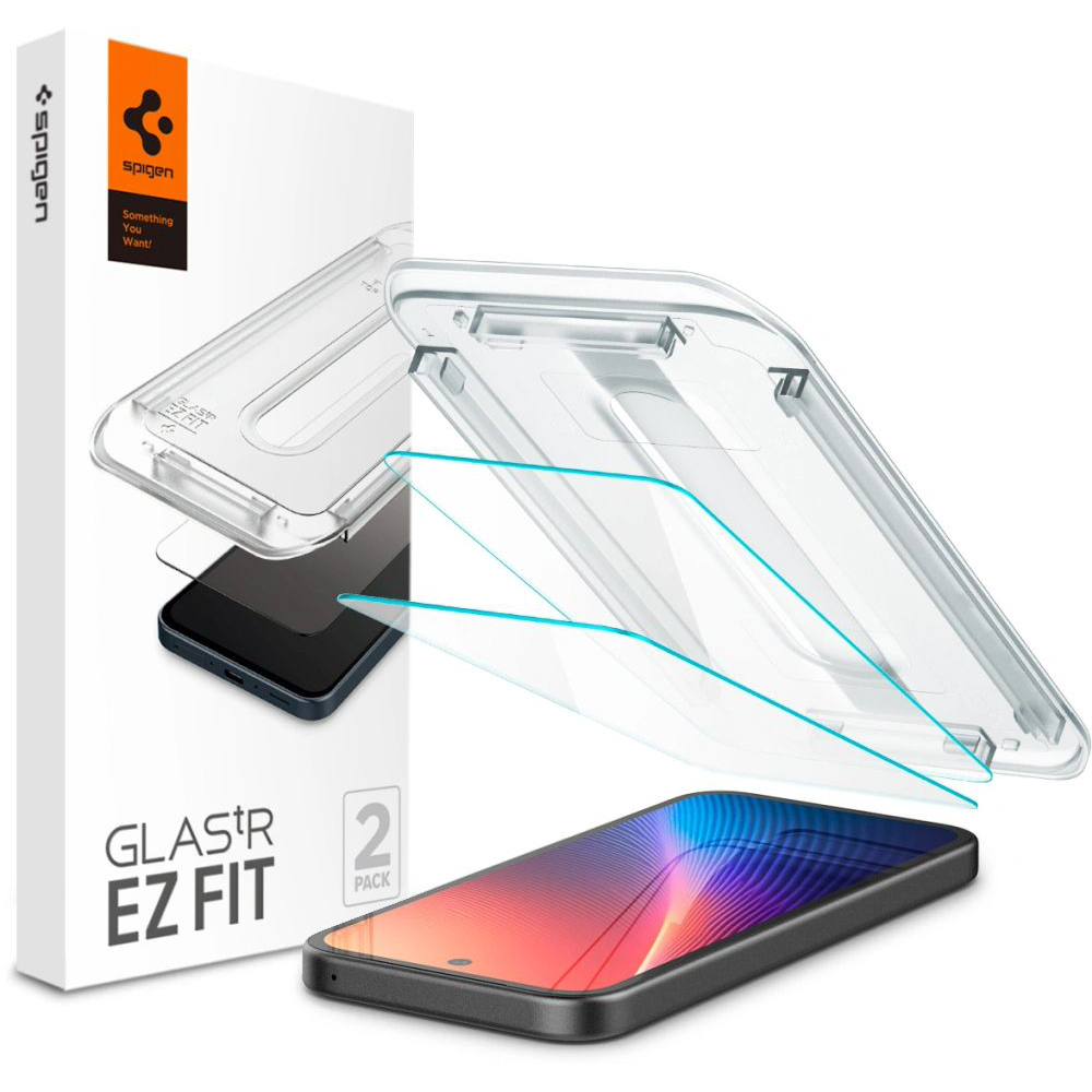 Spigen Glas.tR EZ-FIT (2 ks) – tvrdené sklo pre Google Pixel 9a – priehľadné KF2347373