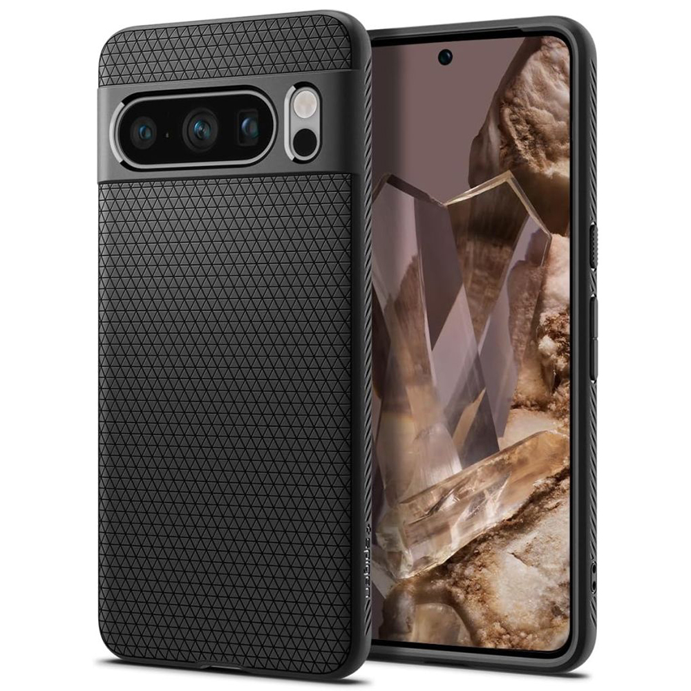 Spigen Liquid Air puzdro pre Google Pixel 8 Pro – matné čierne KF2315917