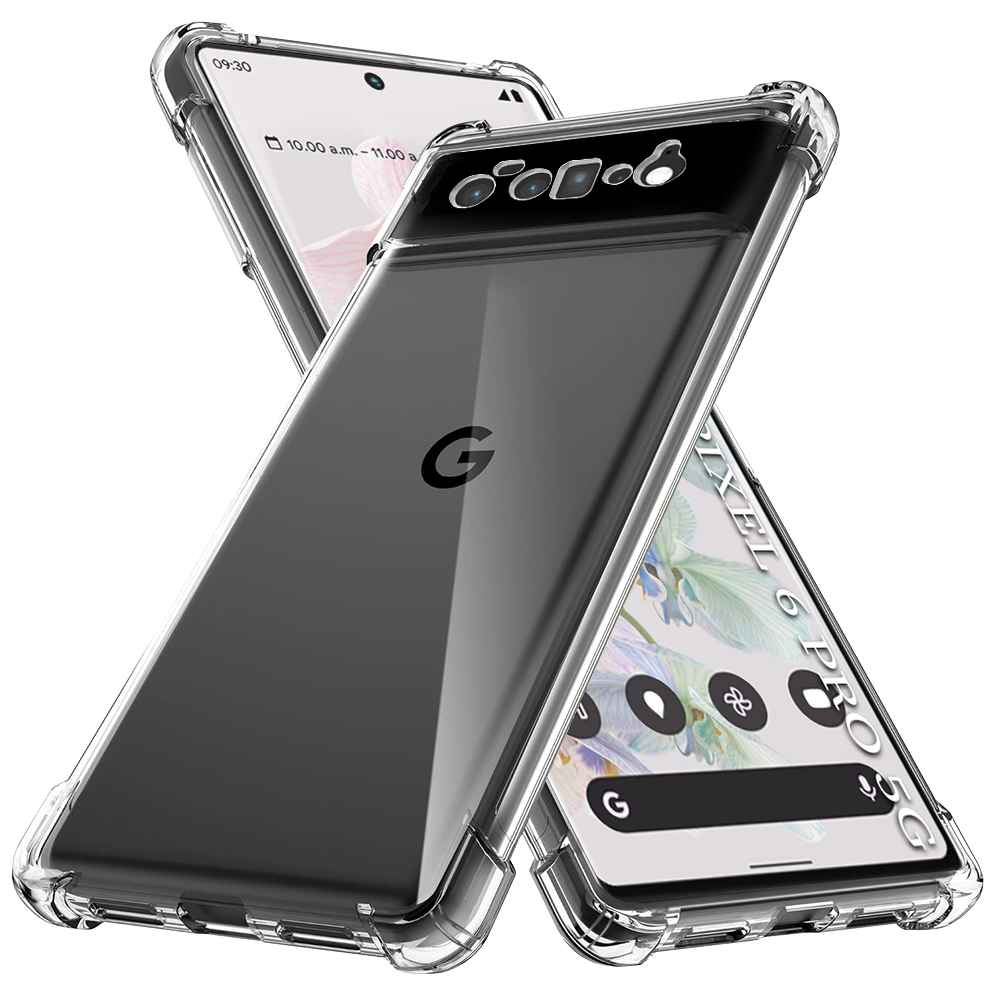 Techsuit Shockproof Clear Silicone puzdro pre Google Pixel 6 Pro – priehľadné KF2317933