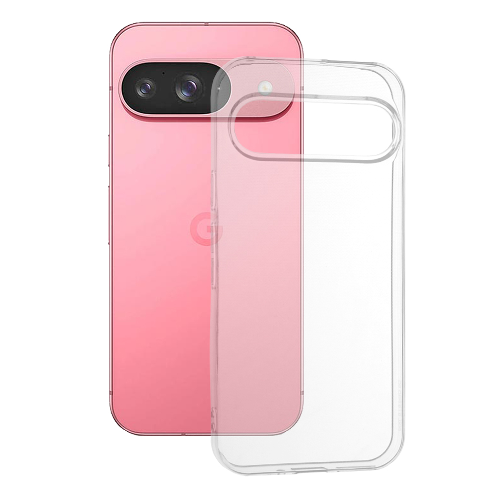 Techsuit Clear Silicone puzdro pre Google Pixel 9 / 9 Pro – priehľadné KF2320292