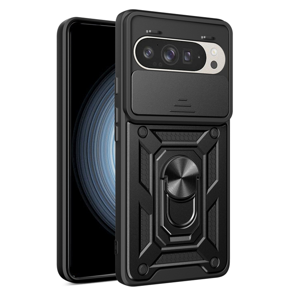 Techsuit CamShield Series puzdro pre Google Pixel 9 / 9 Pro – čierne KF2320296