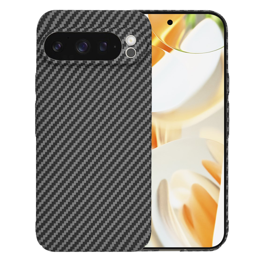 Techsuit Carbonite FiberShell puzdro pre Google Pixel 9 Pro – čierne KF2332899