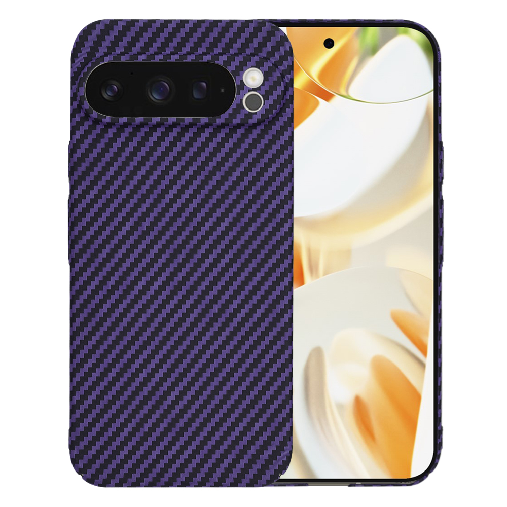 Techsuit Carbonite FiberShell puzdro pre Google Pixel 9 Pro – fialové KF2332900