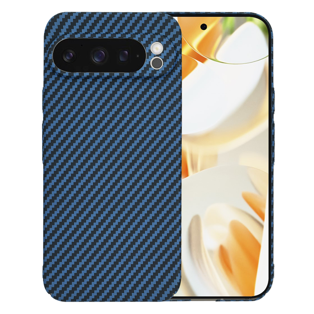 Techsuit Carbonite FiberShell puzdro pre Google Pixel 9 Pro – Cyan KF2332901