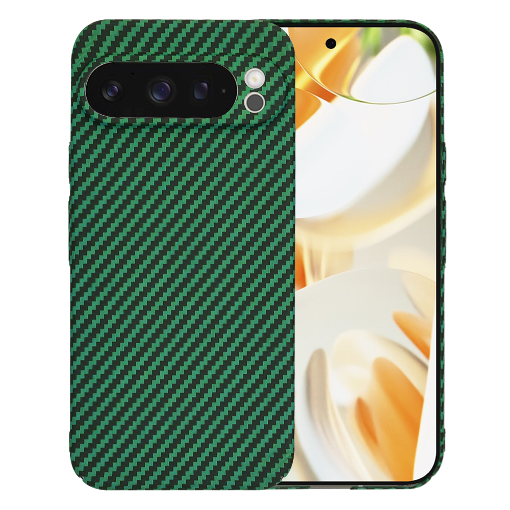 Techsuit Carbonite FiberShell puzdro pre Google Pixel 9 Pro – zelené KF2333382