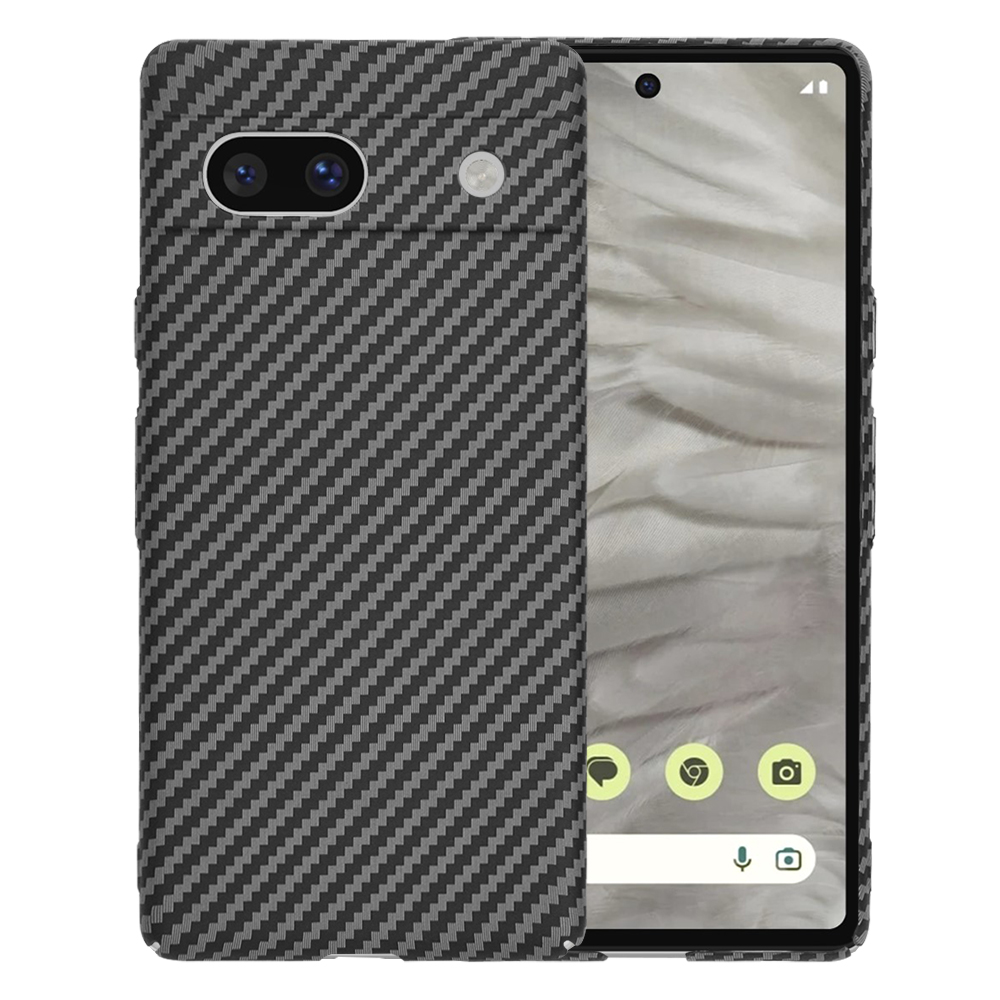 Techsuit Carbonite FiberShell puzdro pre Google Pixel 7a – čierne KF2334488