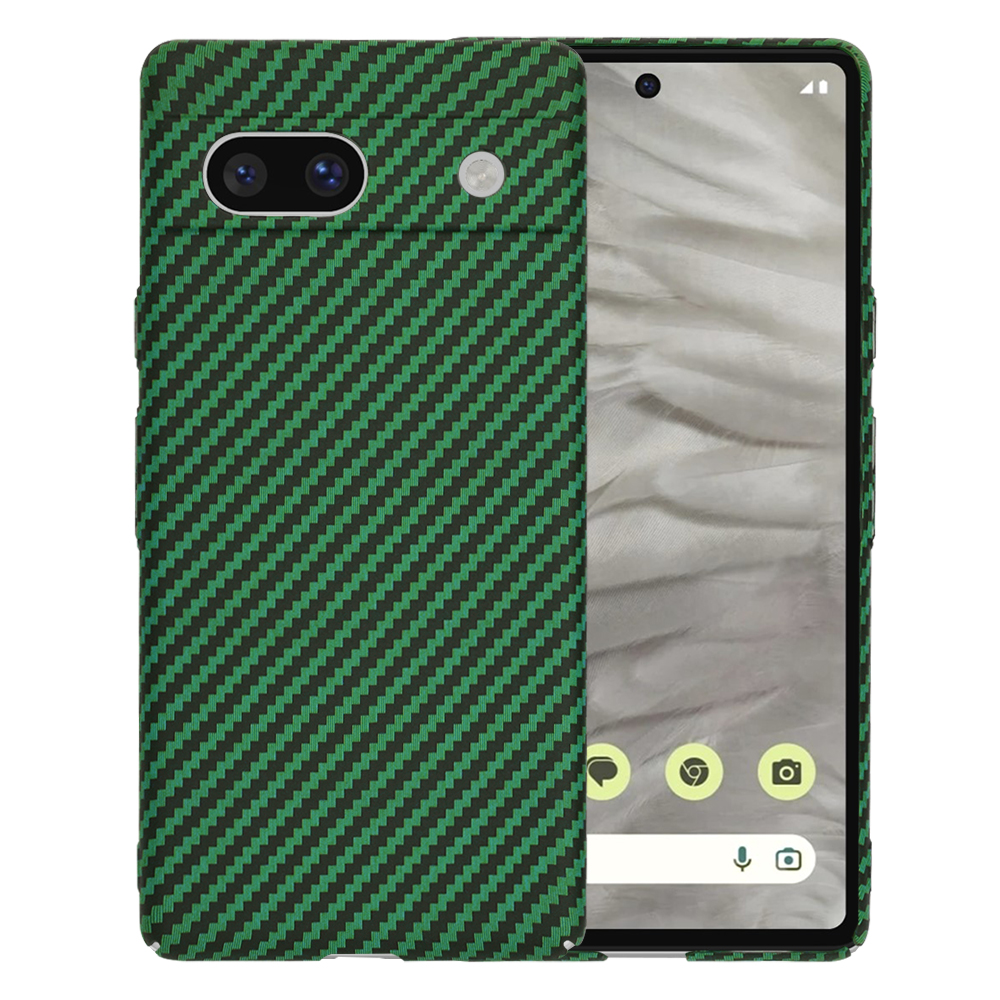 Techsuit Carbonite FiberShell puzdro pre Google Pixel 7a – zelené KF2334489