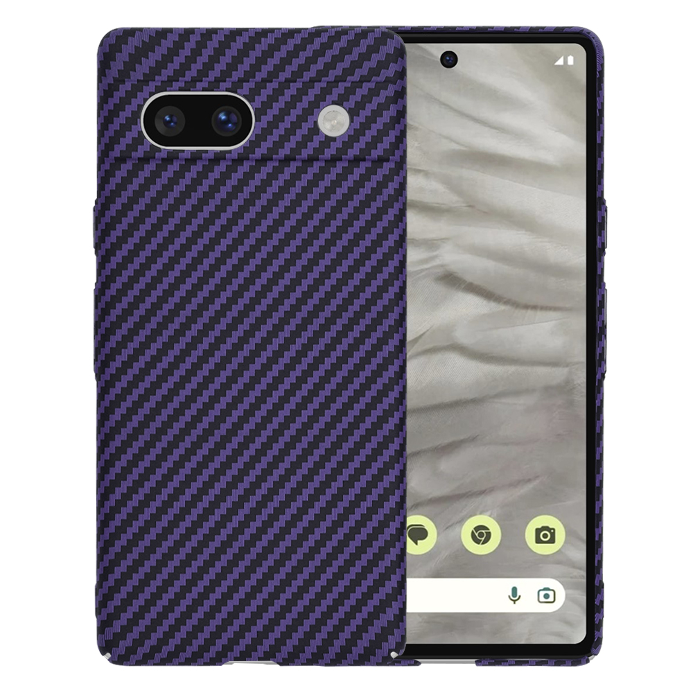Techsuit Carbonite FiberShell puzdro pre Google Pixel 7a – fialové KF2334493