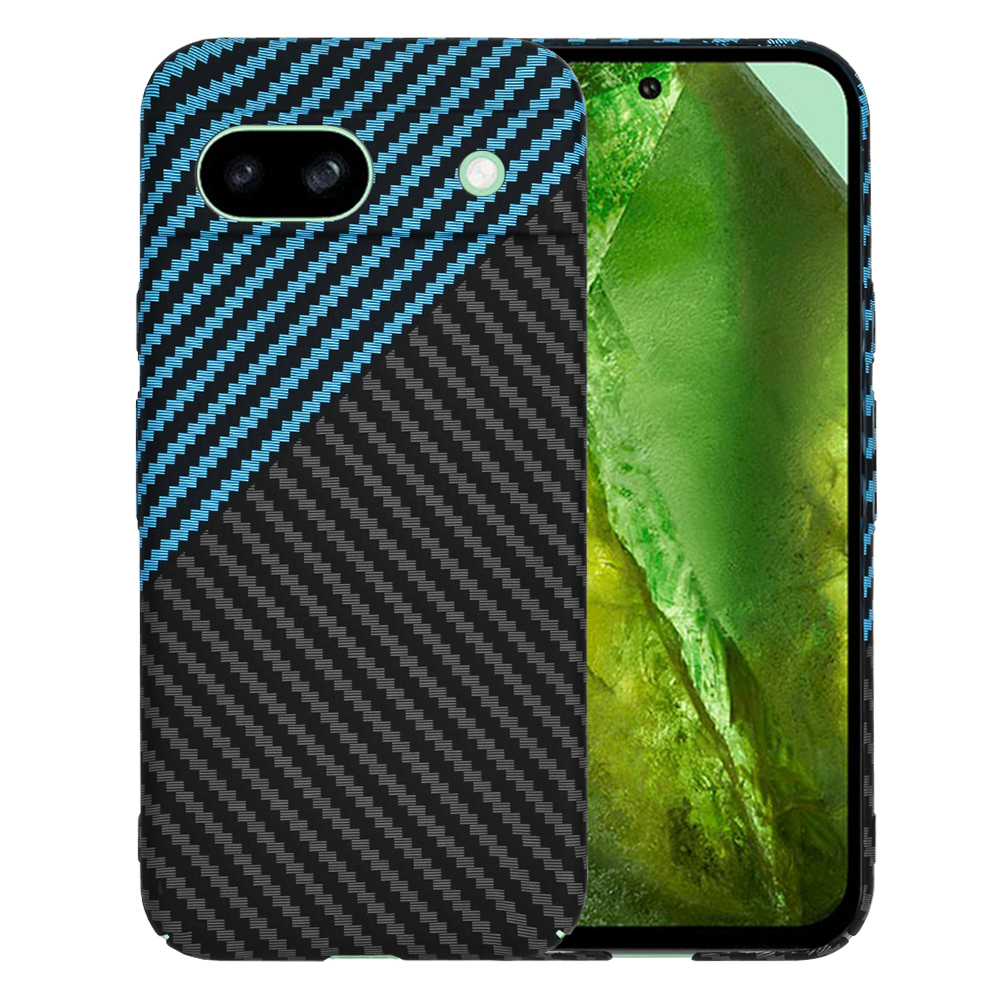Techsuit Carbonite FiberShell puzdro pre Google Pixel 8a – Blue Pulse KF2334539