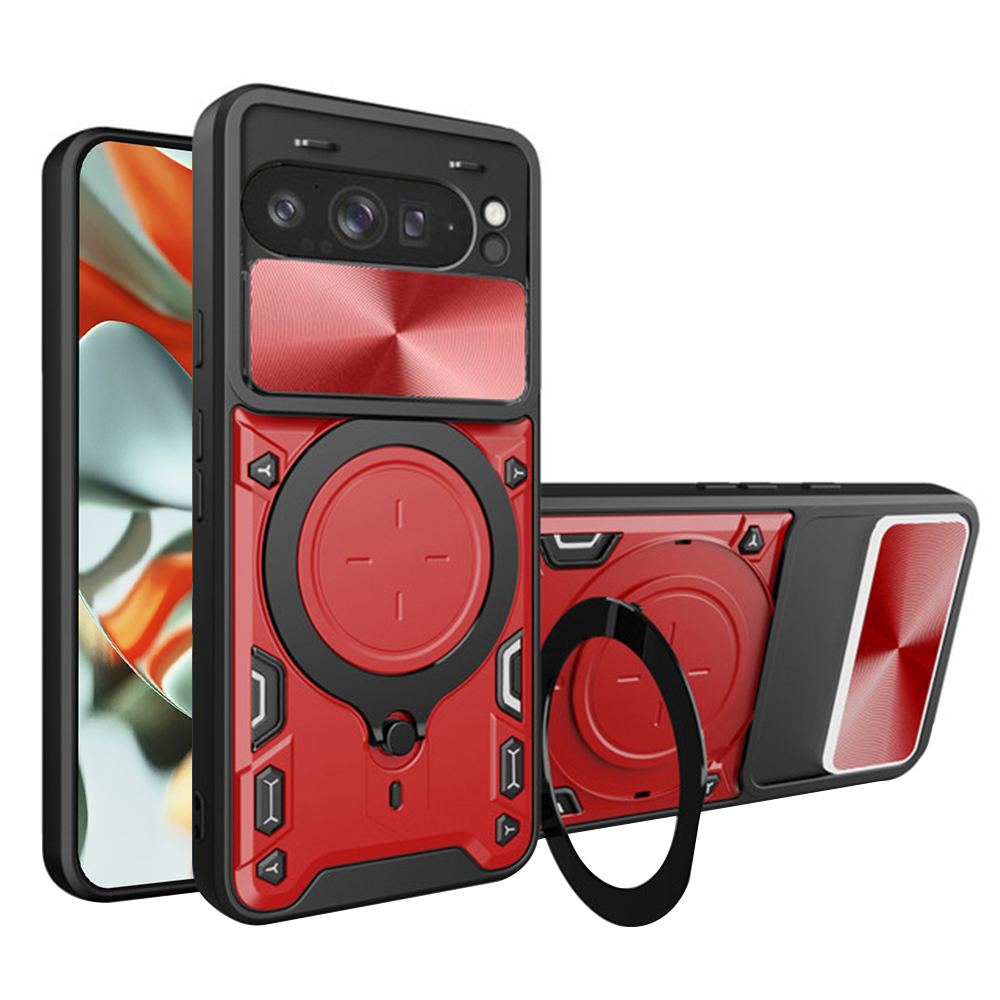 Techsuit CamGuard Pro puzdro pre Google Pixel 9 Pro XL – červené KF2334994