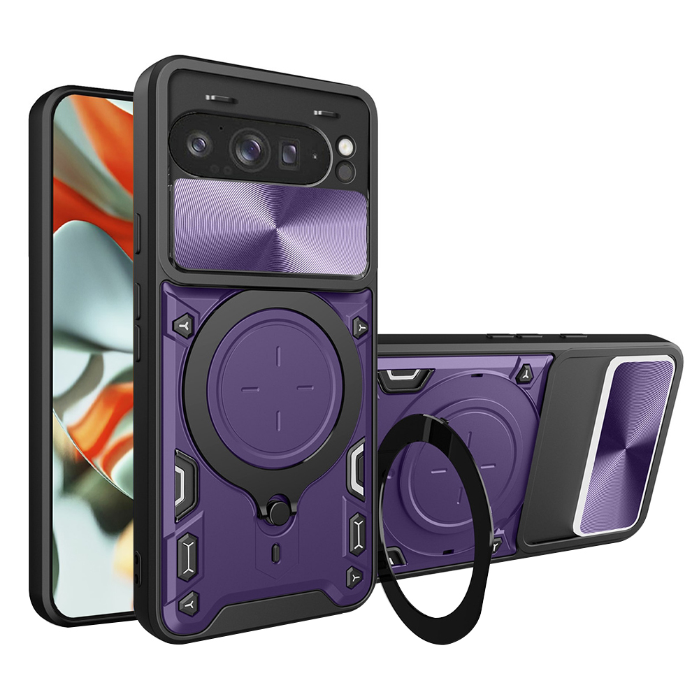 Techsuit CamGuard Pro puzdro pre Google Pixel 9 Pro XL – fialové KF2334996