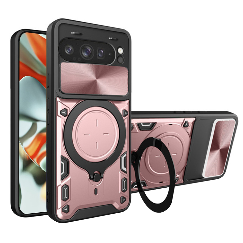 Techsuit CamGuard Pro puzdro pre Google Pixel 9 Pro XL – ružovo-zlaté KF2334997