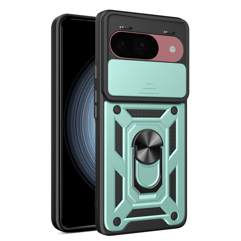 Techsuit CamShield Series puzdro pre Google Pixel 9 / 9 Pro – zelené KF2335000