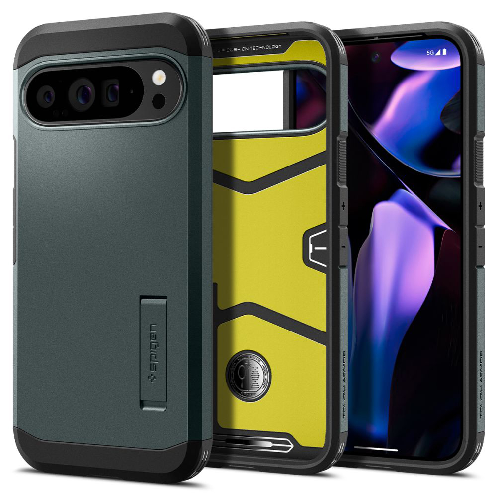 Spigen Tough Armor puzdro pre Google Pixel 9 Pro XL – Abyss Green KF2337334