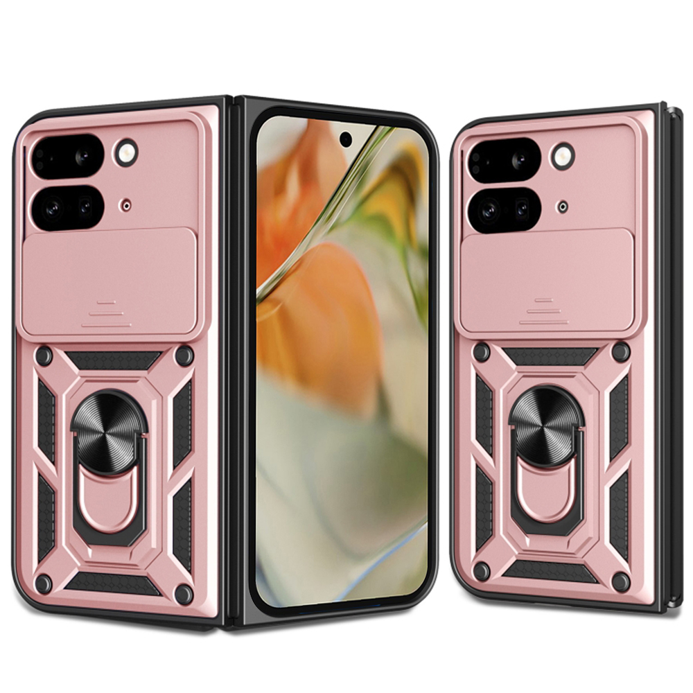 Techsuit CamShield Series puzdro pre Google Pixel 9 Pro Fold – ružovo-zlaté KF2337919