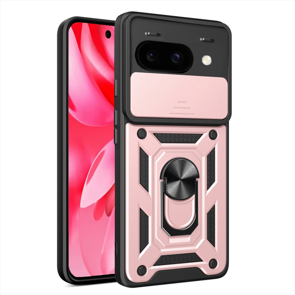 Techsuit CamShield Series puzdro pre Google Pixel 9a – ružovo-zlaté KF2341981
