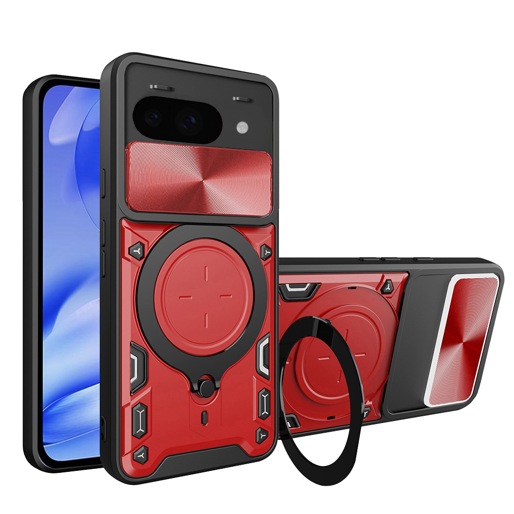 Techsuit CamGuard Pro puzdro pre Google Pixel 9a – červené KF2341985