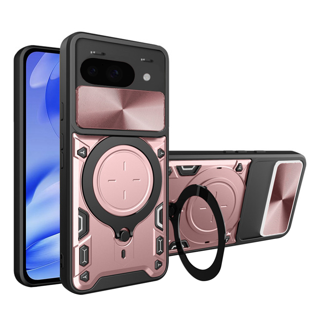 Techsuit CamGuard Pro puzdro pre Google Pixel 9a – ružovo-zlaté KF2341988