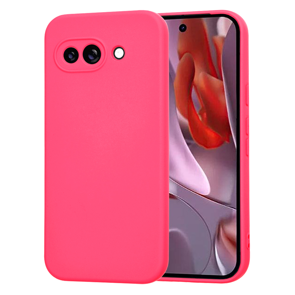 Techsuit SoftFlex puzdro pre Google Pixel 9a – žiarivo ružové (Hot Pink) KF2342260