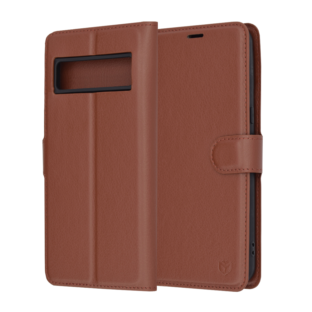 Techsuit Leather Folio puzdro pre Google Pixel 8 Pro – hnedé KF2323526
