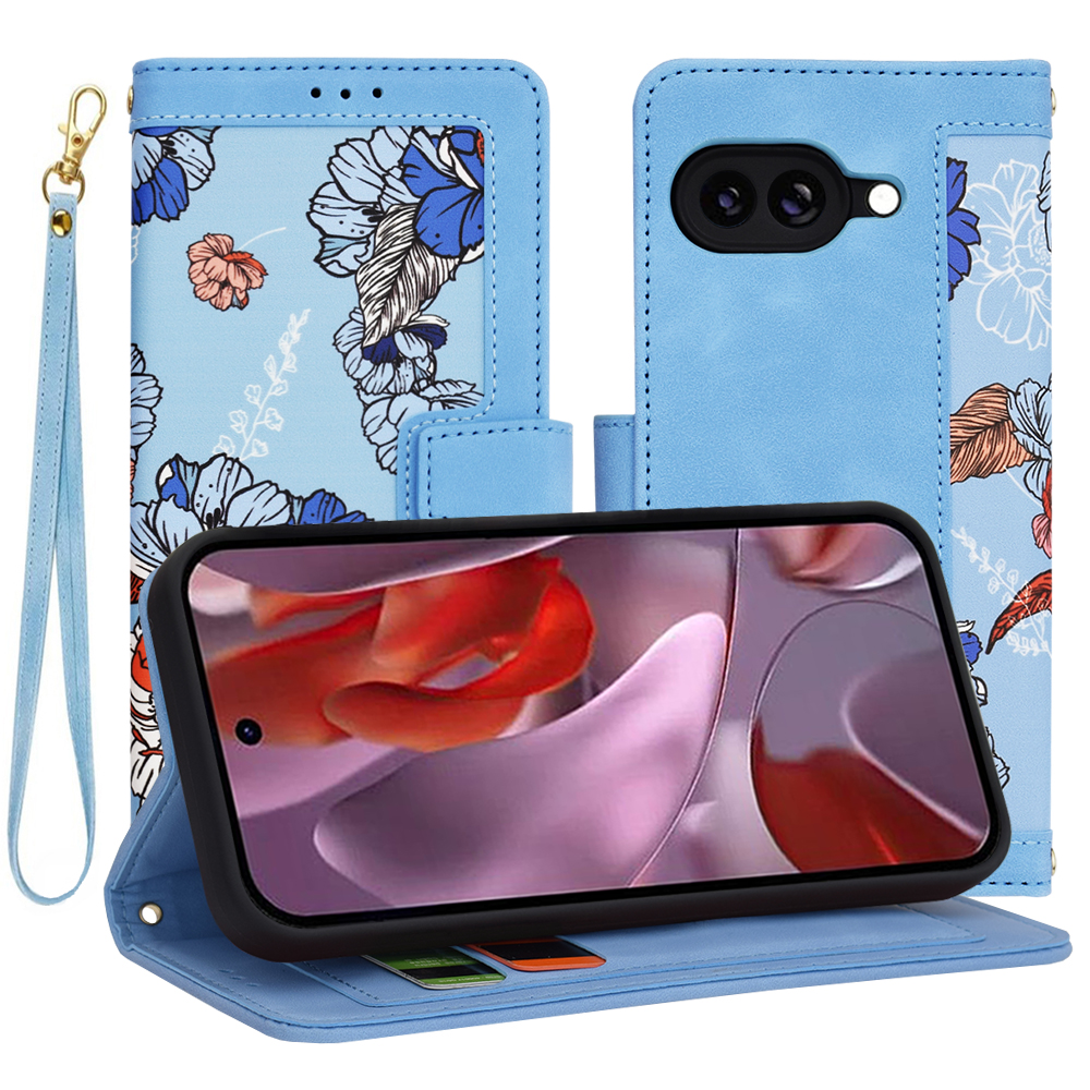 Techsuit FlipCraft puzdro pre Google Pixel 9a – Žiarivá modrá KF2341976