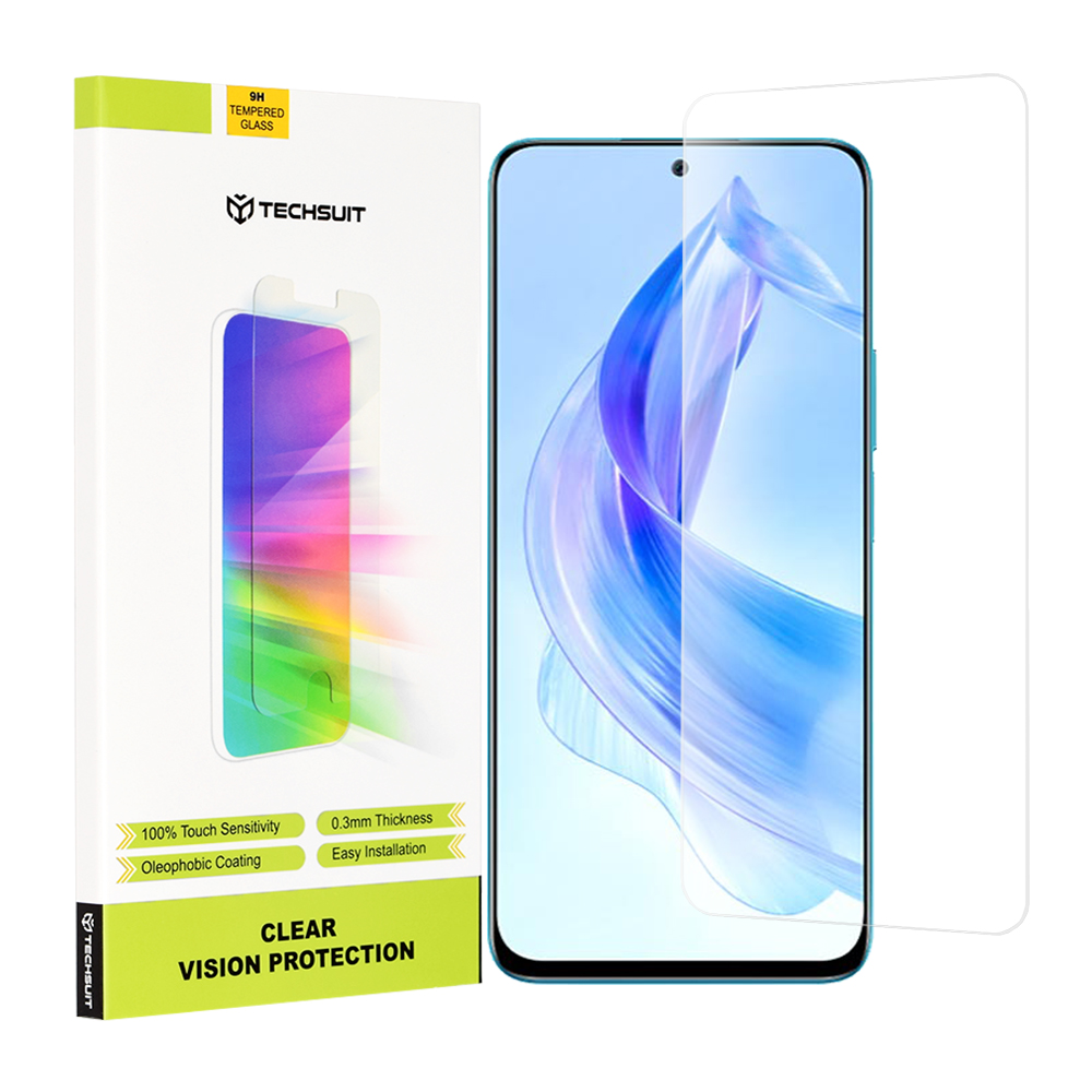 Techsuit Clear Vision Glass tvrdené sklo pre Honor 90 Lite – priehľadné KF2313961