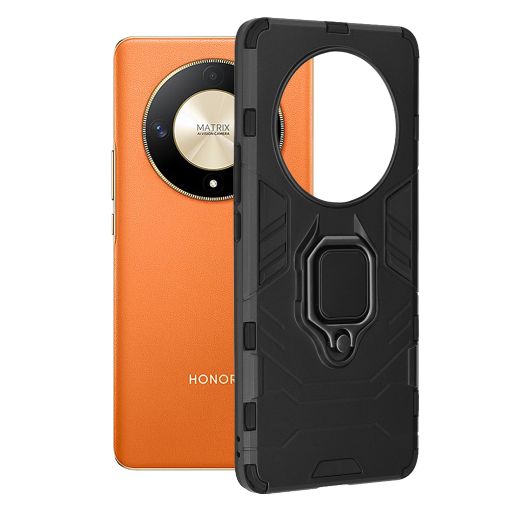 Techsuit Silicone Shield puzdro pre Honor Magic6 Lite – čierne KF2317625
