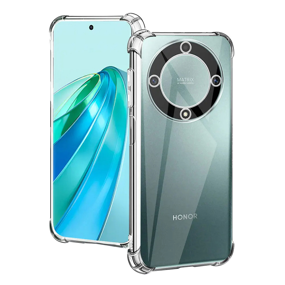 Techsuit Shockproof Clear Silicone puzdro pre Honor X9a – priehľadné KF2317925