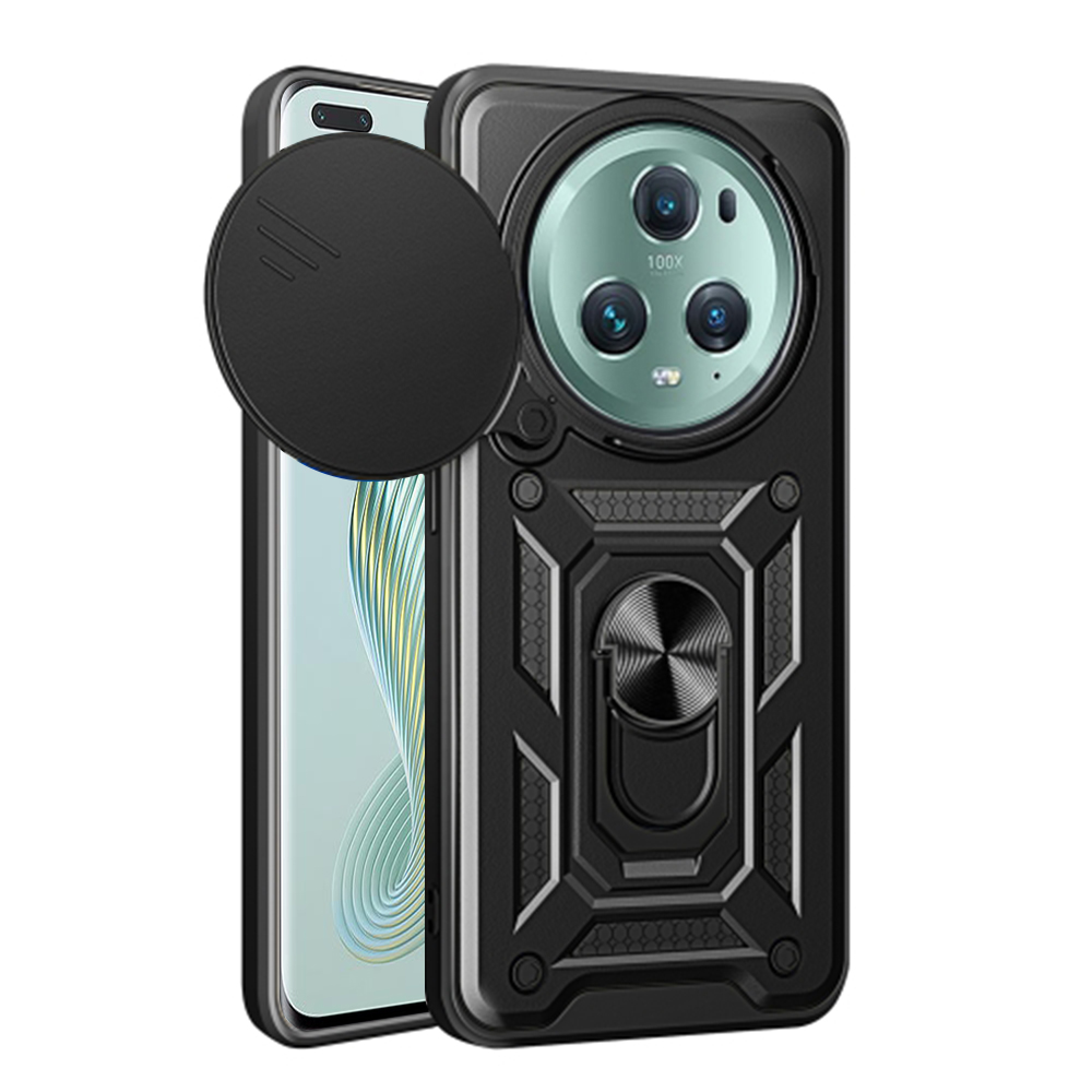 Techsuit CamShield Series puzdro pre Honor Magic5 Pro – čierne KF2318393