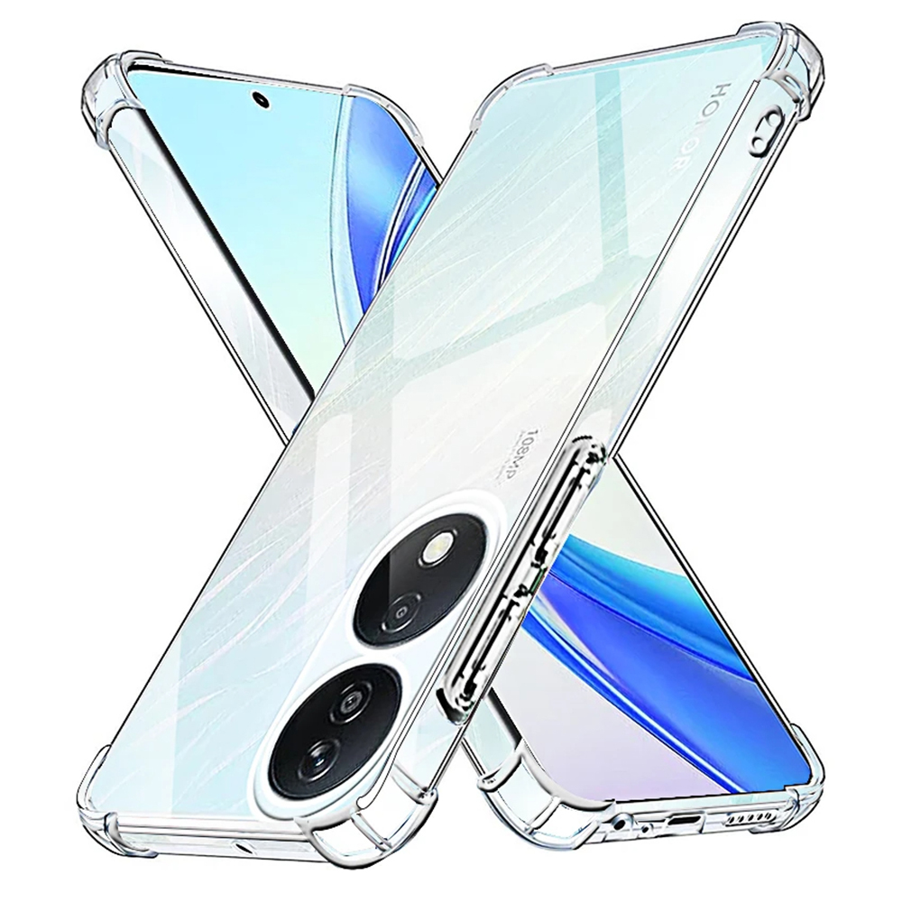 Techsuit Shockproof Clear Silicone puzdro pre Honor X7b / X7b 5G / 90 SMART – priehľadné KF2318582