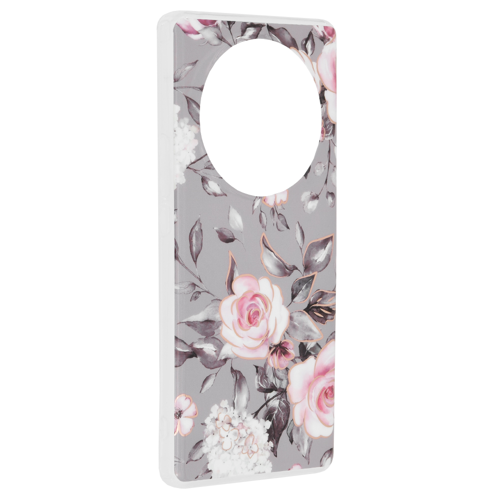 Techsuit Marble Series puzdro pre Honor Magic6 Lite – Bloom of Ruth Gray KF2318626