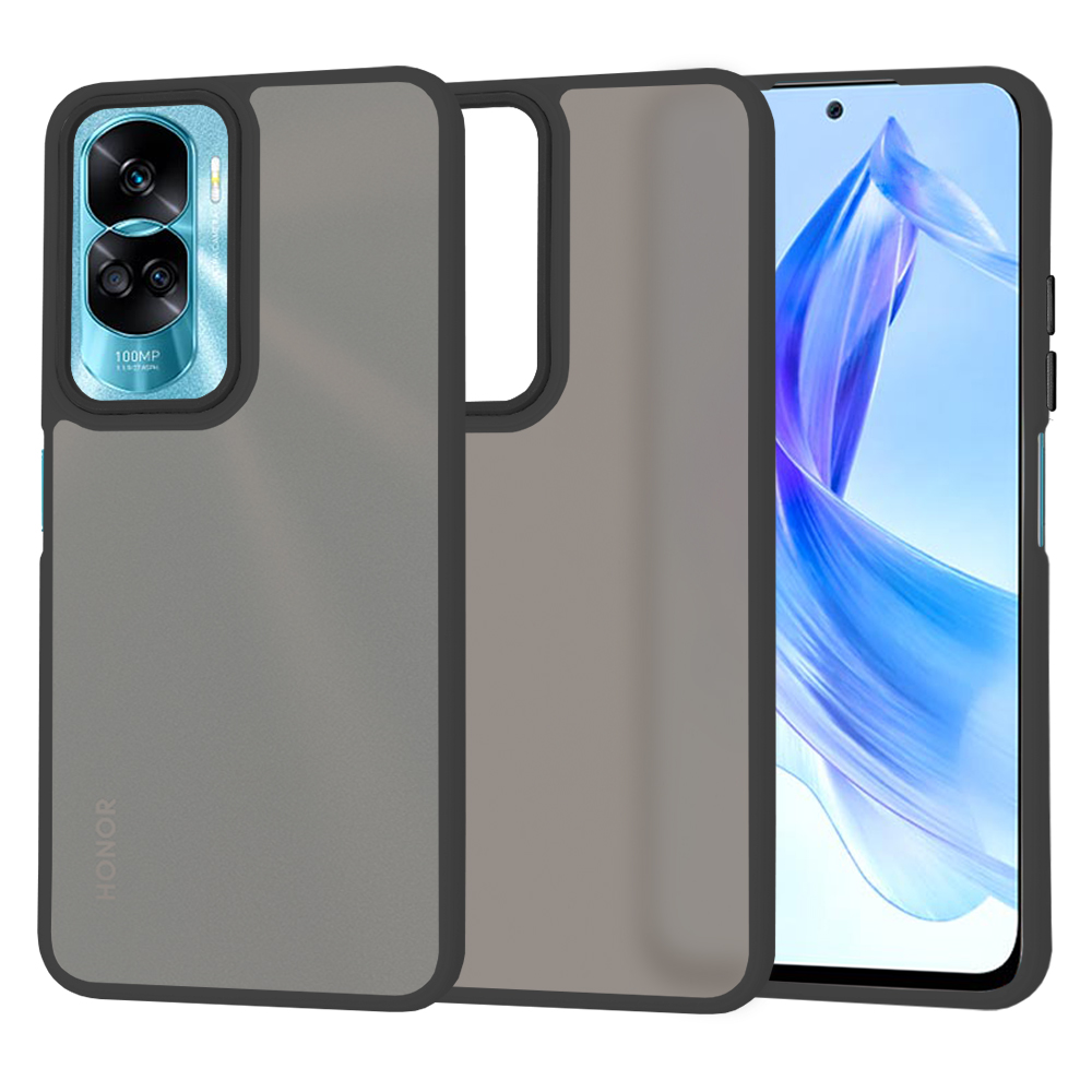Techsuit HaloFrost Series puzdro pre Honor 90 Lite – čierne KF2326080
