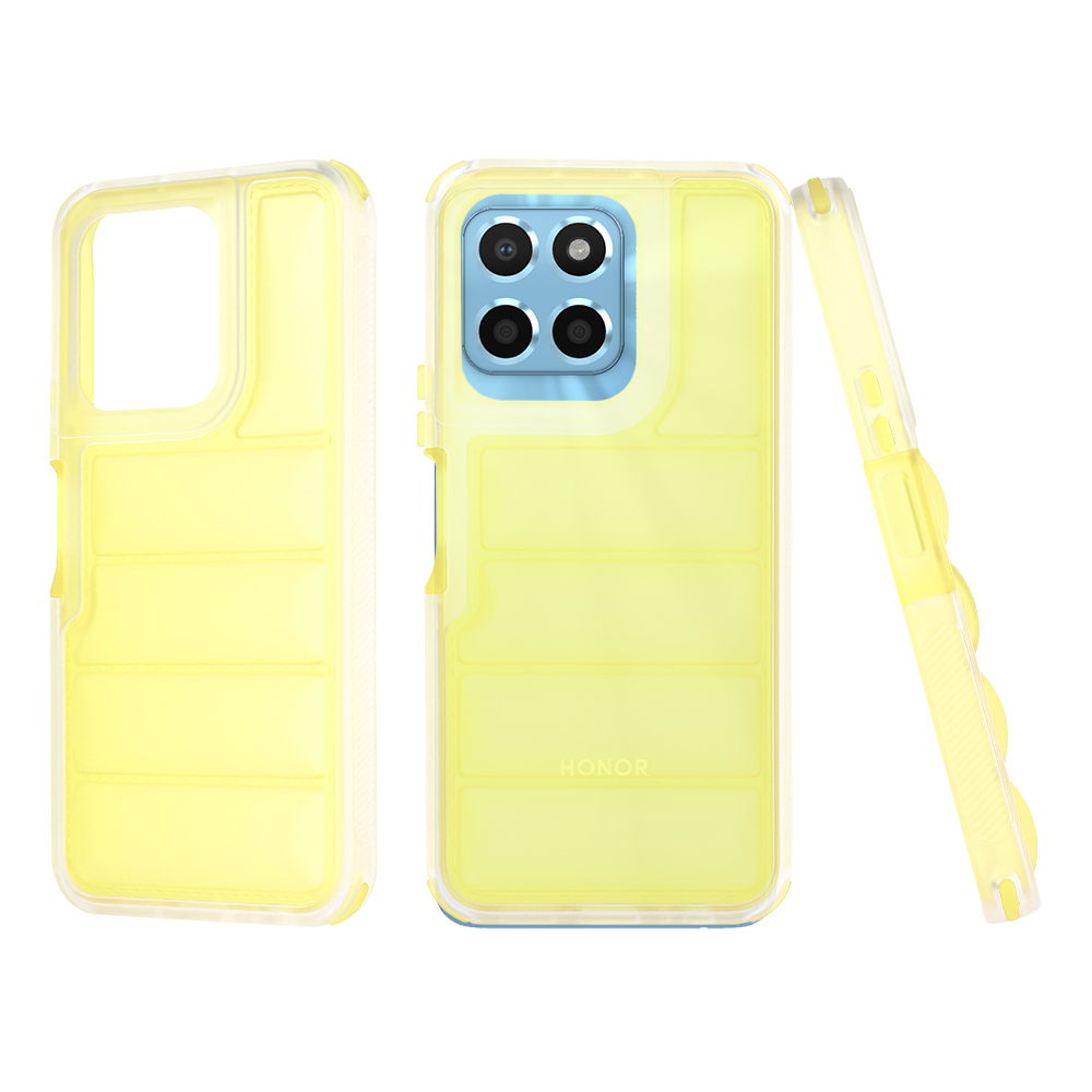Techsuit Wave Shield puzdro pre Honor X6 / X8 5G / X6a / X6b / 70 Lite – žlté KF2326118