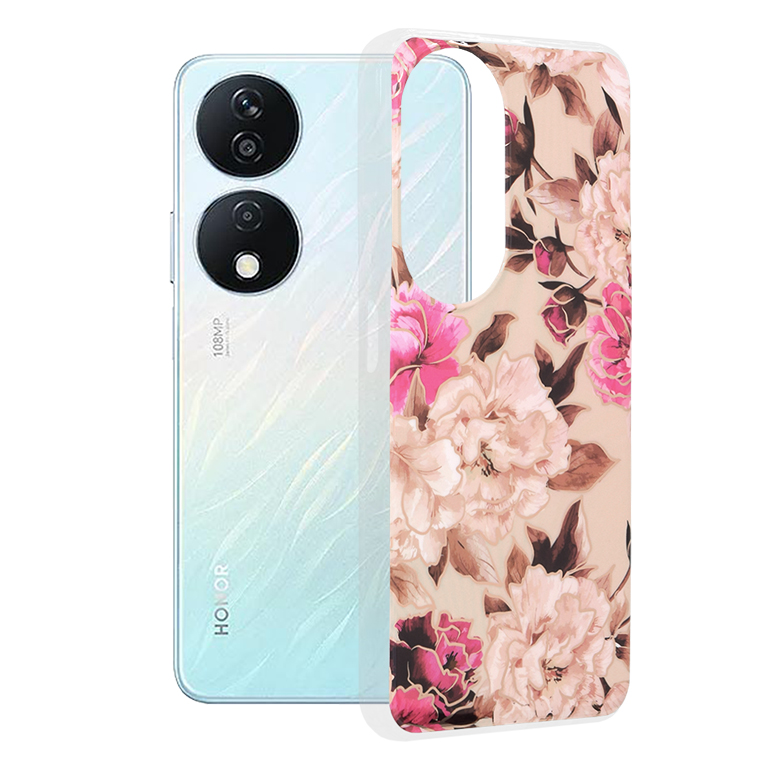 Techsuit Marble Series puzdro pre Honor X7b / X7b 5G / 90 SMART – Mary Berry Nude KF2326649