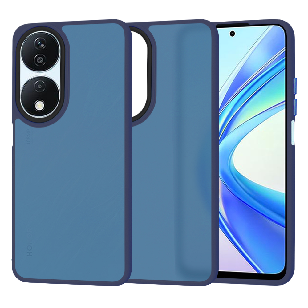 Techsuit HaloFrost Series puzdro pre Honor X7b / X7b 5G / 90 SMART – hlbokomodré (Deep Blue) KF2327192