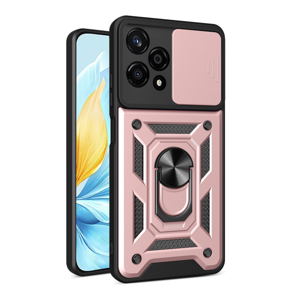 Techsuit CamShield Series puzdro pre Honor 200 Lite – ružovo-zlaté KF2328113