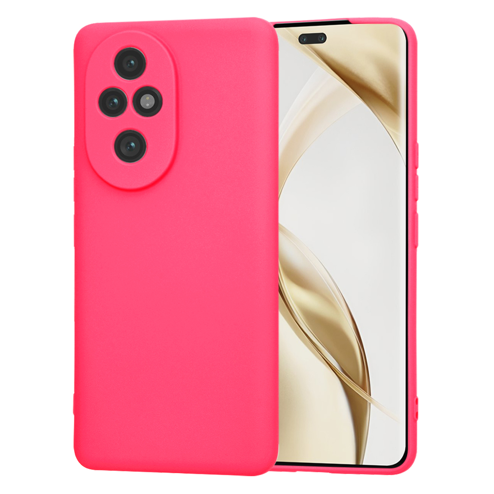 Techsuit SoftFlex puzdro pre Honor 200 Pro – žiarivo ružové (Hot Pink) KF2331173