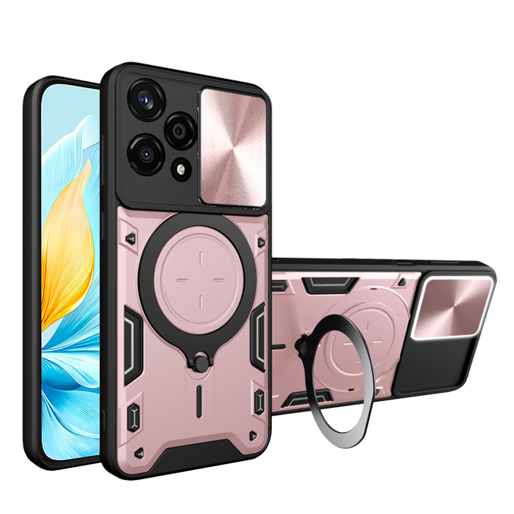 Techsuit CamGuard Pro puzdro pre Honor 200 Lite – ružovo-zlaté KF2331751