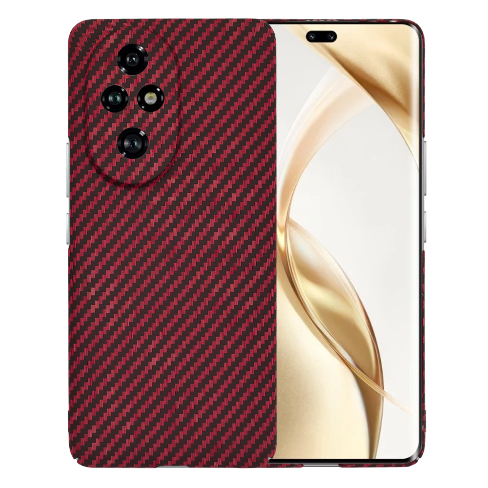 Techsuit Carbonite FiberShell puzdro pre Honor 200 Pro – červené KF2333503