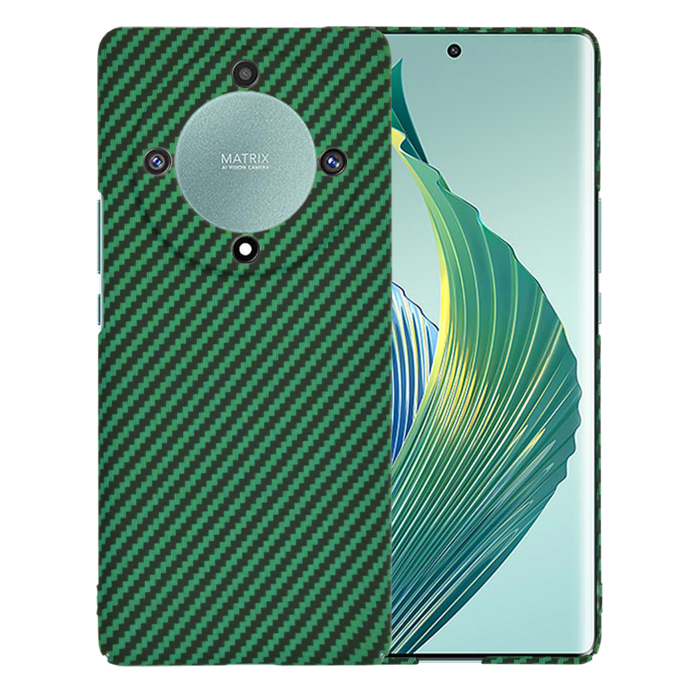 Techsuit Carbonite FiberShell puzdro pre Honor Magic5 Lite – zelené KF2333660