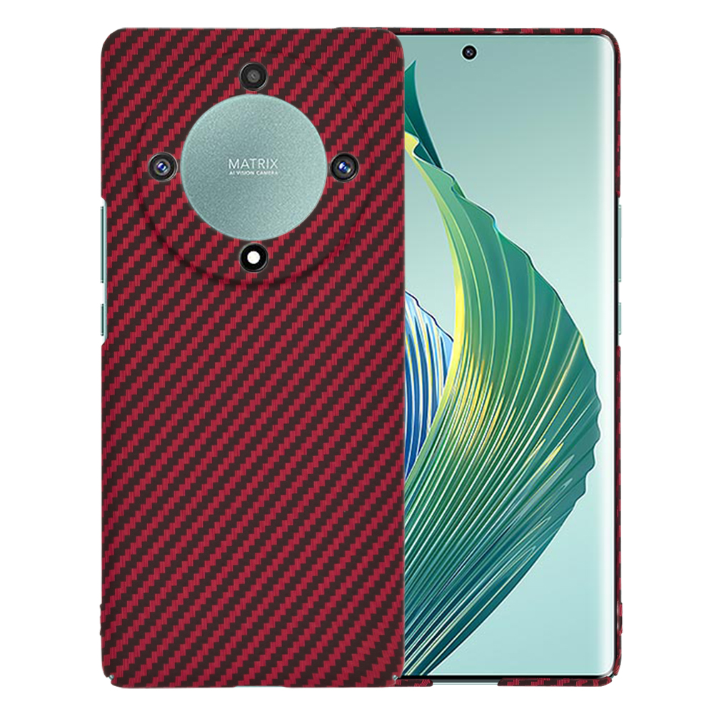 Techsuit Carbonite FiberShell puzdro pre Honor Magic5 Lite – červené KF2333661