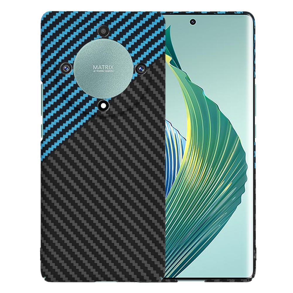 Techsuit Carbonite FiberShell puzdro pre Honor Magic5 Lite – Blue Pulse KF2333662